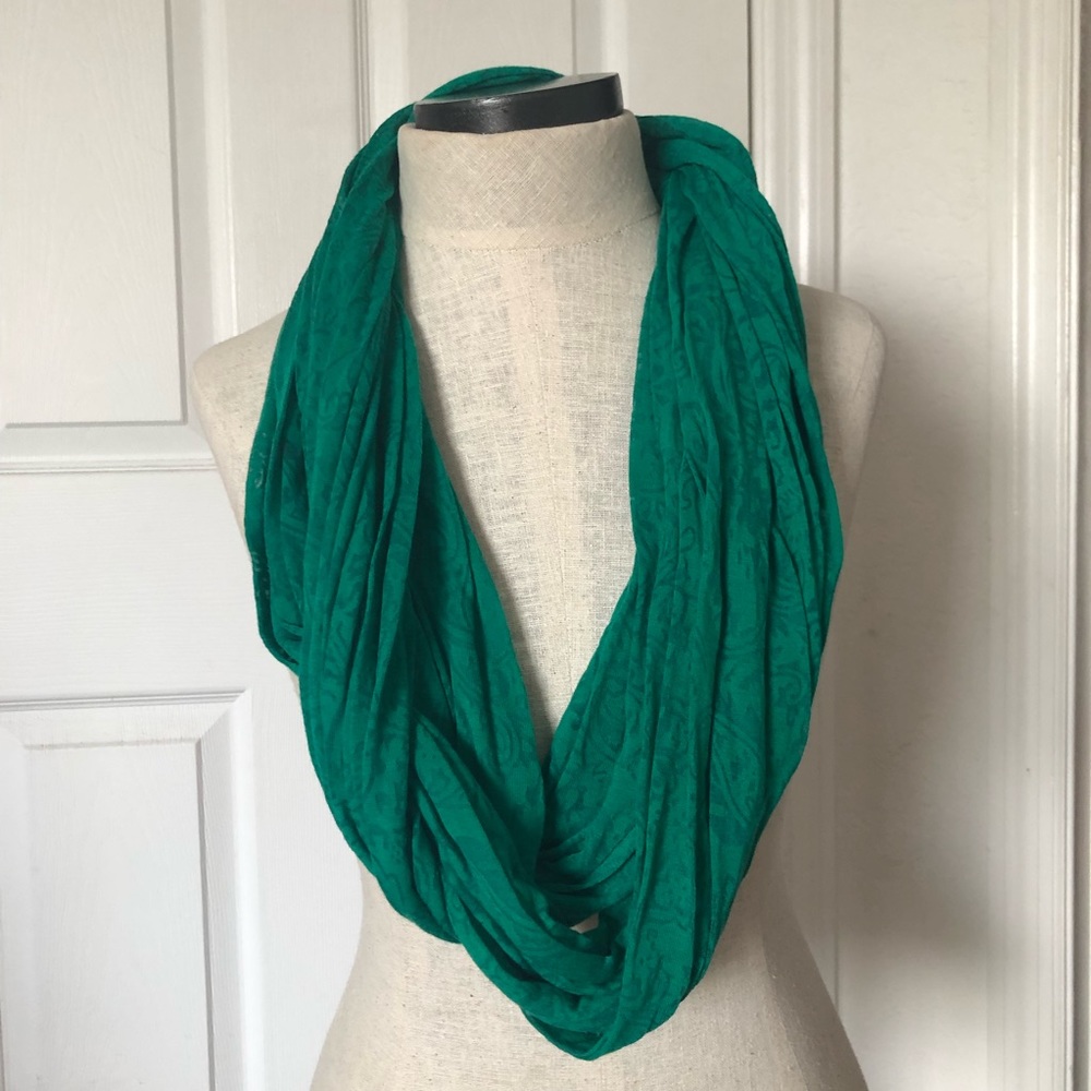 Infinity Scarf With Paisley Print